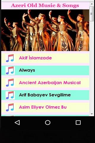 Azeri Old Music And Songs Для Андроид - Скачать APK