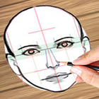 Draw Human Face icône