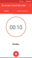 On Screen Sound Recorder captura de pantalla 1