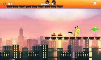 Super Pikachu Running Game capture d'écran 1