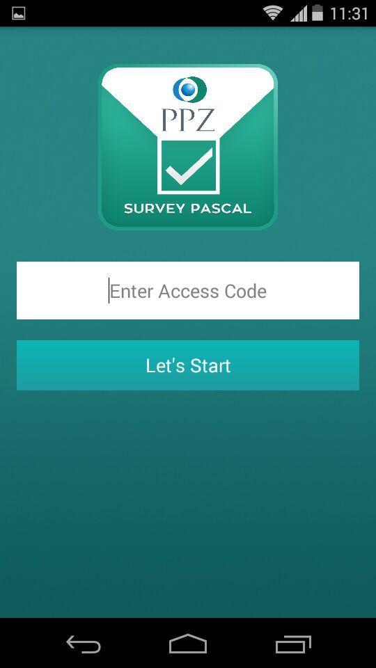 Паскаль на андроид. Start Survey. Pascal android