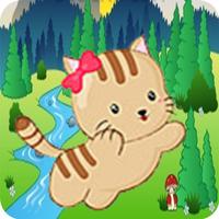 Cat Kitty Jumping Fun Game captura de pantalla 1
