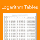 Logarithm Tables : Math Solver icône
