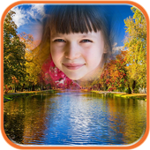 Amazing River Photo Frame Free icon