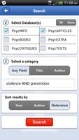 APA PsycNET Mobile تصوير الشاشة 1