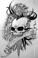 tattoos skull design [Offline] capture d'écran 3