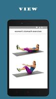 best women's stomach exercises poster