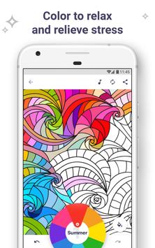 Coloring Book For Me Mandala Poster