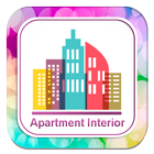 Apartment interior design-icoon