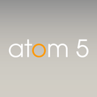 Atom 5 Hydrogen ไอคอน