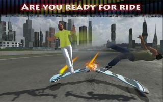 Hoverboard Riding Extreme Race Affiche