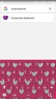 Hearts Keyboard capture d'écran 2