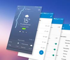 Real time Weather Forecast plakat