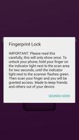 Fingerprint Lockscreen Sim screenshot 1