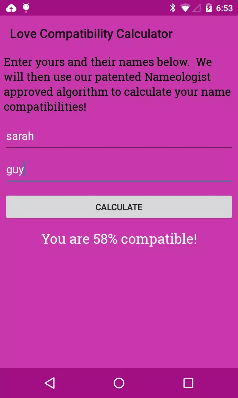 Love Compatibility Calculator APK for Android Download