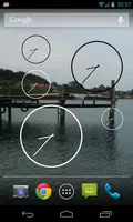 Resizable Analog Clock Widget الملصق