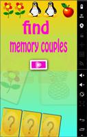 memory couples game Affiche