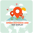 Speed Distance & Map Display icône
