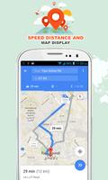 Speed Distance & Map Display capture d'écran 3