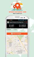 2 Schermata Speed Distance & Map Display