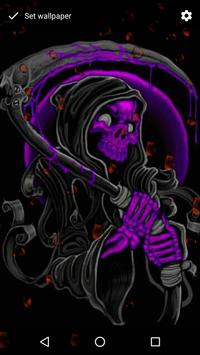 Blood Dripping Grim Reaper Live Wallpaper Theme Apk App Free