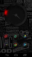 Ultra - analog clock widget تصوير الشاشة 1