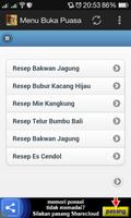 برنامه‌نما Menu Buka Puasa Terbaru عکس از صفحه