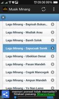 Musik Minang Terbaru capture d'écran 2