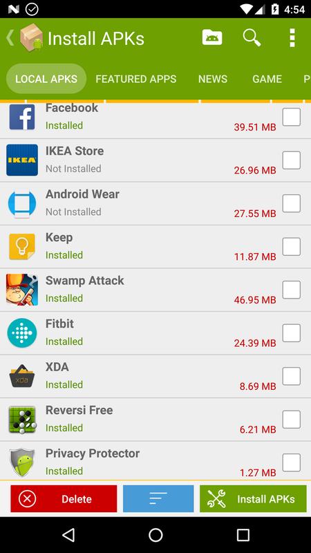 index of apk apps