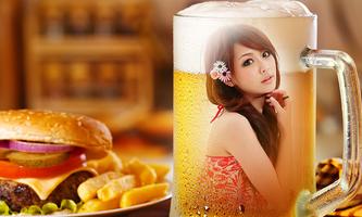 Beer Glass Frame โปสเตอร์