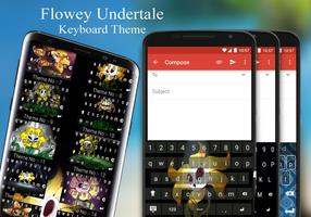 Flowey Keyboard Theme Affiche