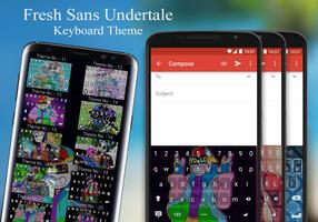 Fresh Sans Keyboard Theme Affiche