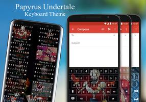 Papyrus Keyboard Theme الملصق