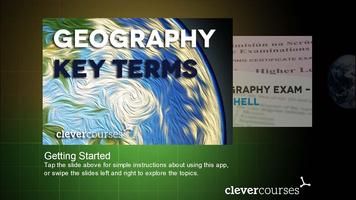 Geography Key Terms poster