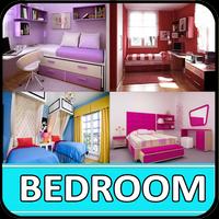 Stylish Girly Bedroom Cartaz