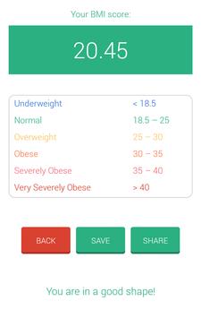 BMI Calculator 截图 2