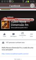 Rádio Nova Dimensão FM ภาพหน้าจอ 1