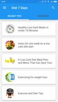 Diet 7 Days Plan Affiche