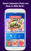 Birthday Movie Maker ảnh chụp màn hình 1