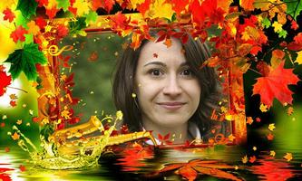 Autumn photo frames Maker постер