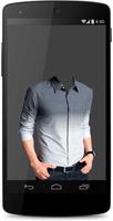 Man Shirt Photo Camera Affiche