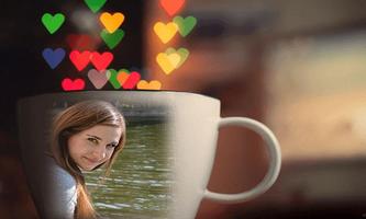 Photo In Coffee Mug Frames Affiche