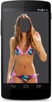 Woman Bikini Suit Photo Maker Cartaz