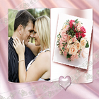 Wedding photo frames icon