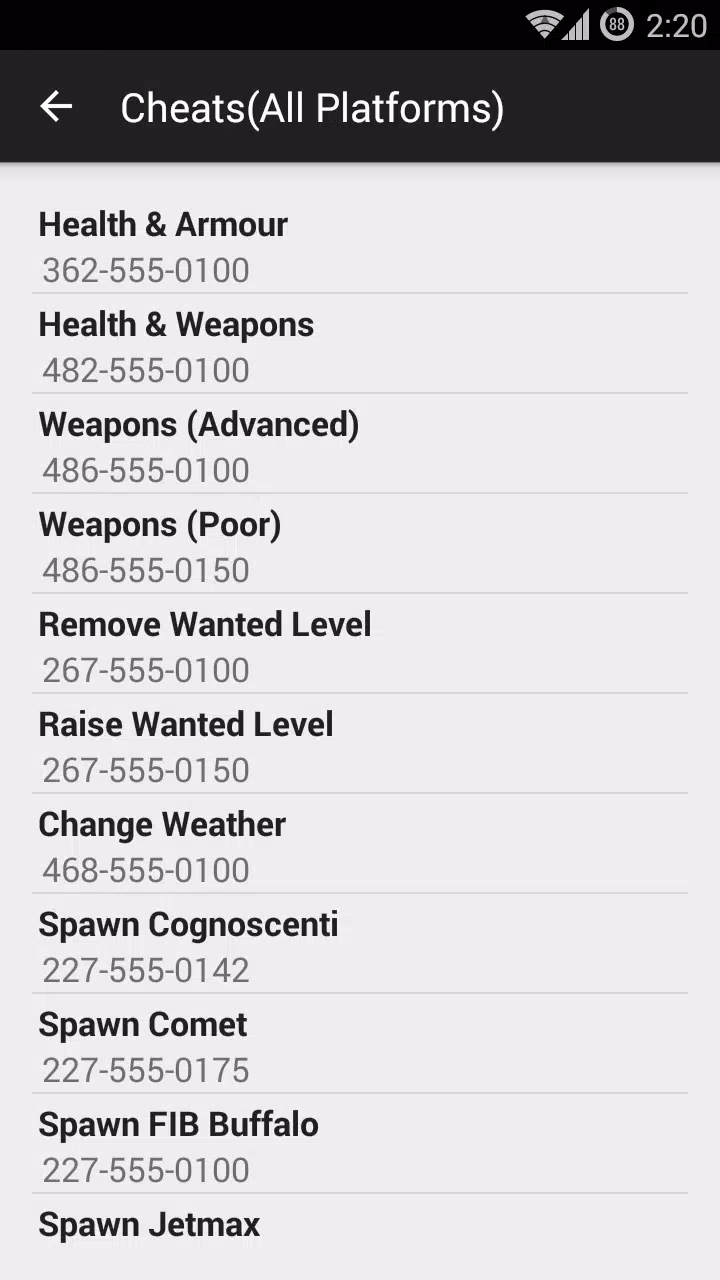 Download do APK de Cheats guia para GTA 4 para Android