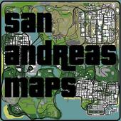 San Andreas Cheats and Maps 圖標