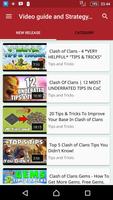 Video Guide and Strategy COC Affiche