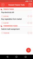 Honest Future: Todo,Tasklist capture d'écran 2