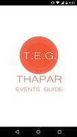 Thapar Events Guide poster