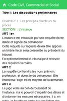 Code Civil, Commercial et Social du Mali screenshot 1